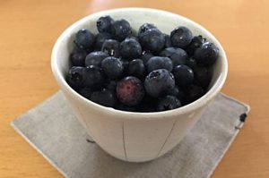ブルーベリー収穫